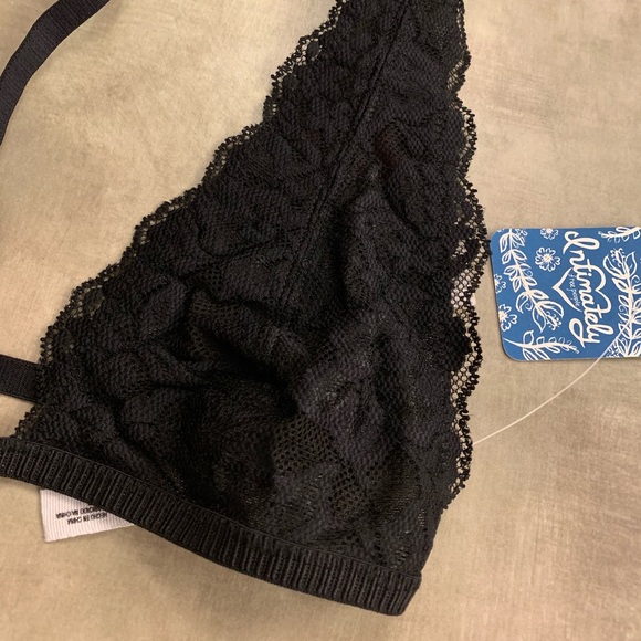 NEW Free People Black T-Strap Bra - Picture 2 of 4